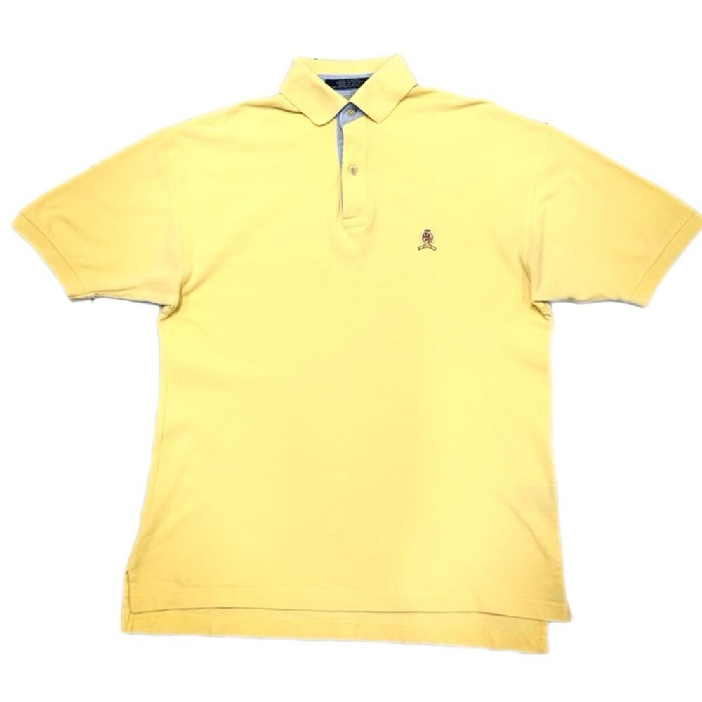 1990s Tommy Hilfiger Crest Logo Polo Shirt